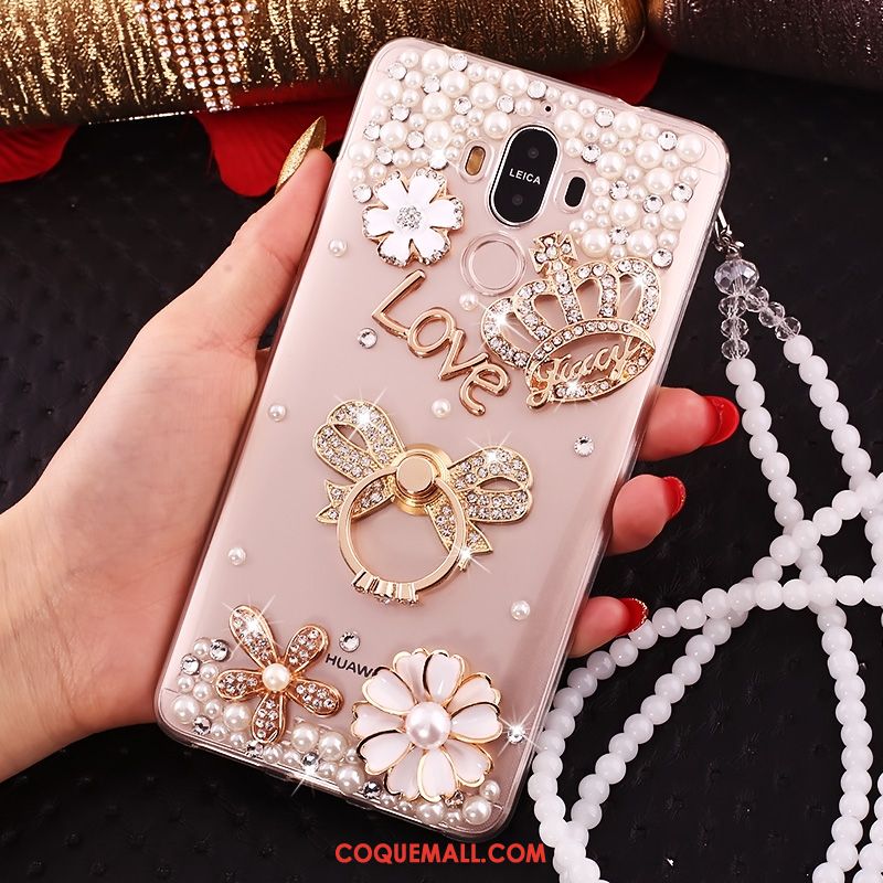 Étui Huawei Mate 10 Pro Téléphone Portable Transparent Strass, Coque Huawei Mate 10 Pro Protection