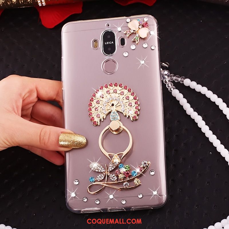 Étui Huawei Mate 10 Pro Téléphone Portable Transparent Strass, Coque Huawei Mate 10 Pro Protection