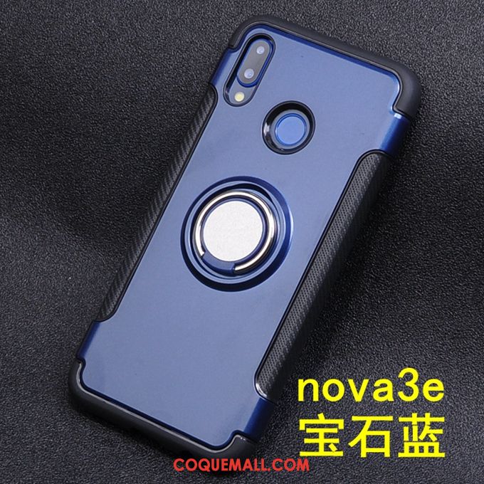 Étui Huawei Nova 3e Tendance Tout Compris Protection, Coque Huawei Nova 3e Rouge Silicone