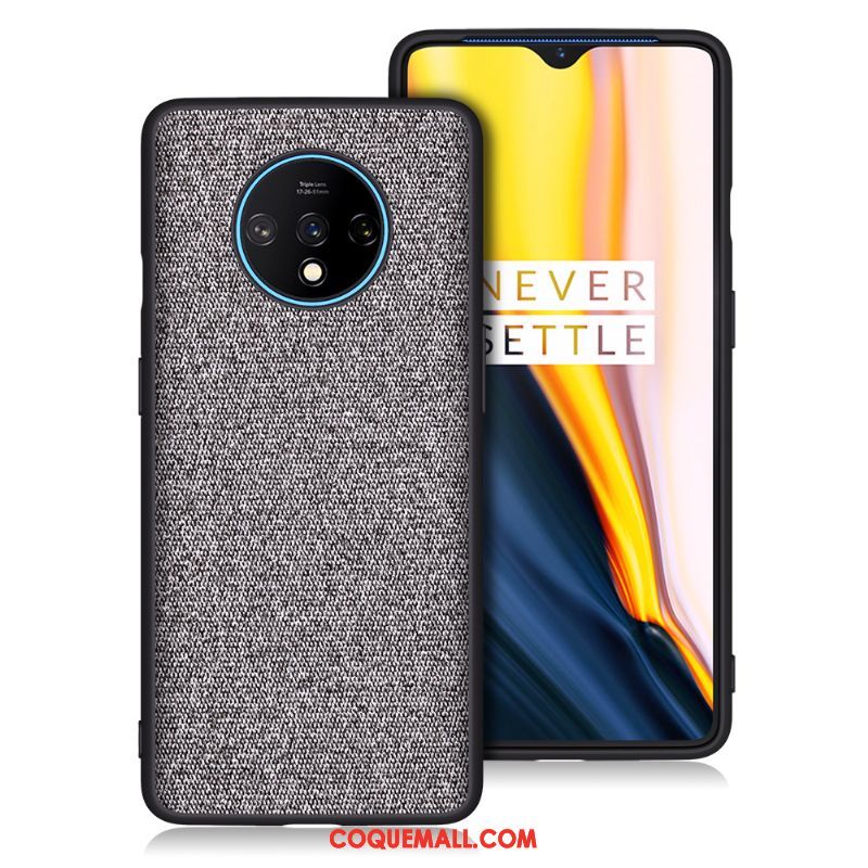 Étui Oneplus 7t Mesh Protection Noir, Coque Oneplus 7t Téléphone Portable Toile