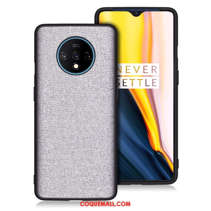 Étui Oneplus 7t Mesh Protection Noir, Coque Oneplus 7t Téléphone Portable Toile