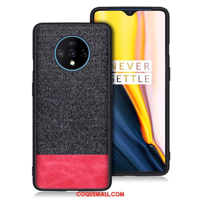 Étui Oneplus 7t Mesh Protection Noir, Coque Oneplus 7t Téléphone Portable Toile