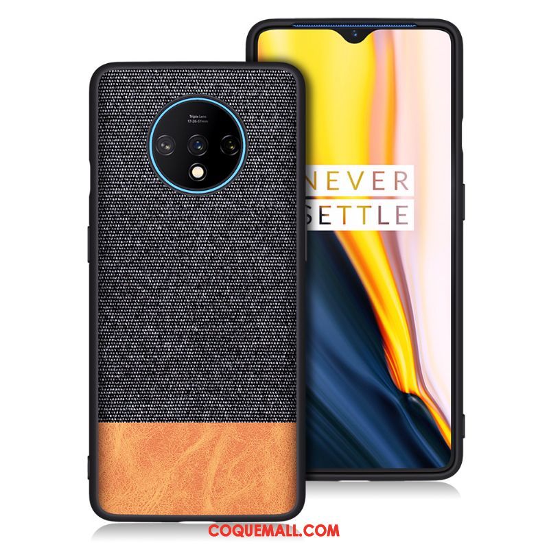 Étui Oneplus 7t Mesh Protection Noir, Coque Oneplus 7t Téléphone Portable Toile