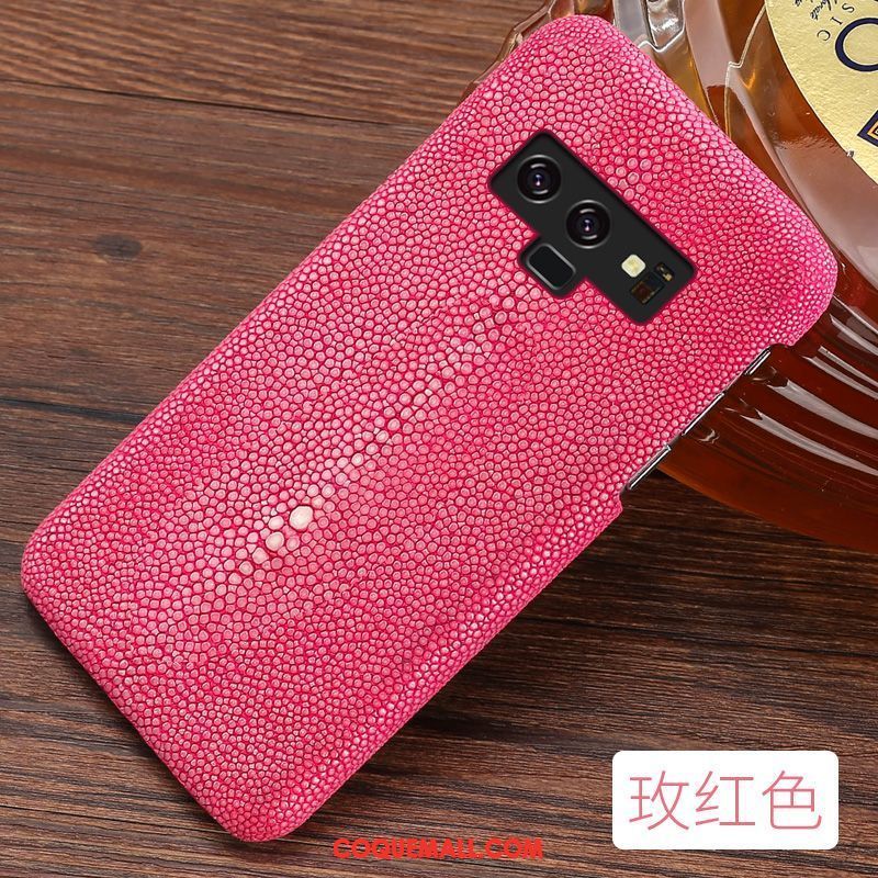 Étui Samsung Galaxy Note 9 Anneau Rouge Tout Compris, Coque Samsung Galaxy Note 9 Étoile Téléphone Portable