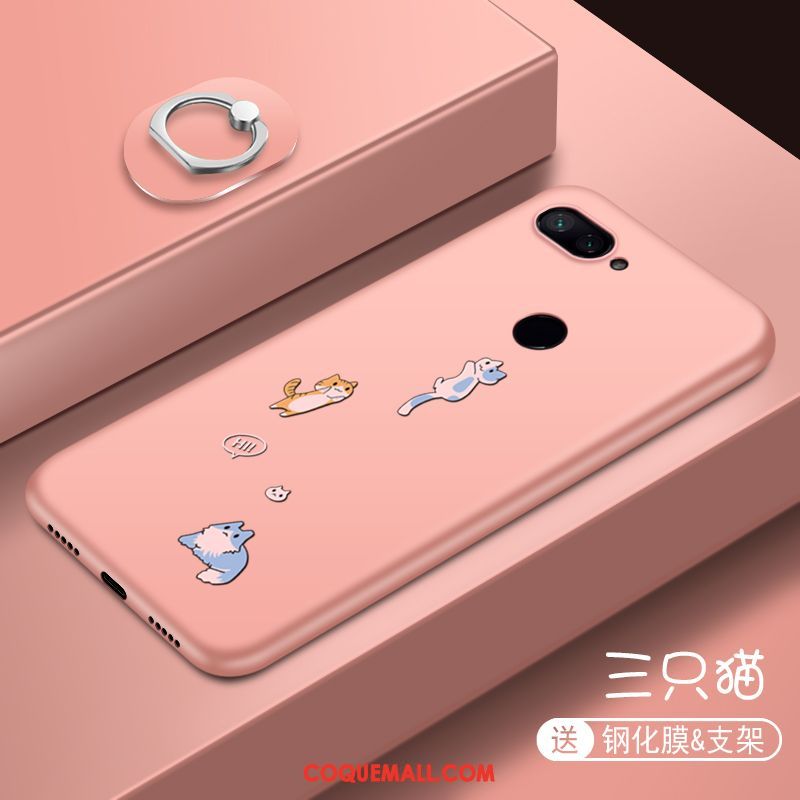 Étui Xiaomi Mi 8 Lite Tout Compris Jeunesse Incassable, Coque Xiaomi Mi 8 Lite Créatif Net Rouge Beige