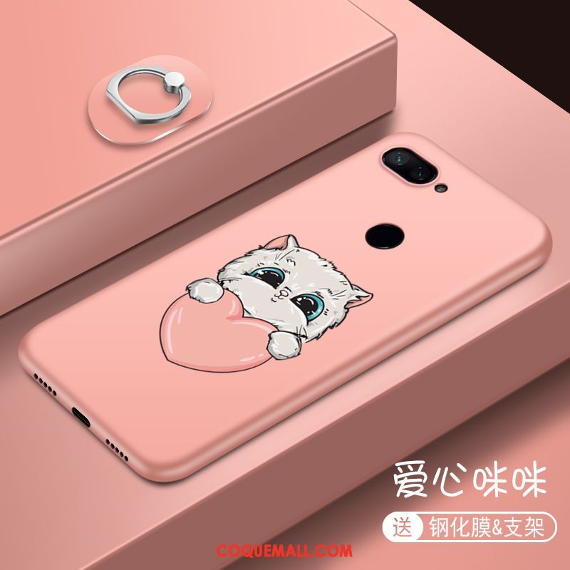 Étui Xiaomi Mi 8 Lite Tout Compris Jeunesse Incassable, Coque Xiaomi Mi 8 Lite Créatif Net Rouge Beige