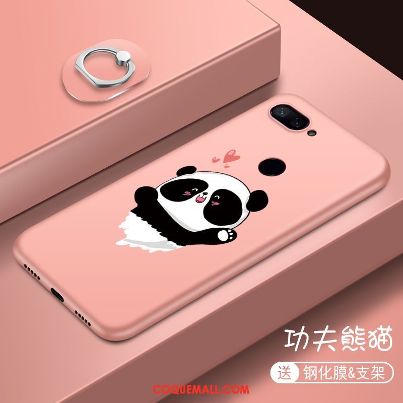 Étui Xiaomi Mi 8 Lite Tout Compris Jeunesse Incassable, Coque Xiaomi Mi 8 Lite Créatif Net Rouge Beige