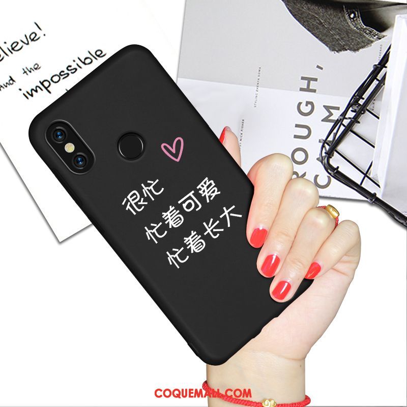 Étui Xiaomi Redmi Note 5 Amoureux Ornements Suspendus Petit, Coque Xiaomi Redmi Note 5 Fluide Doux Simple Beige