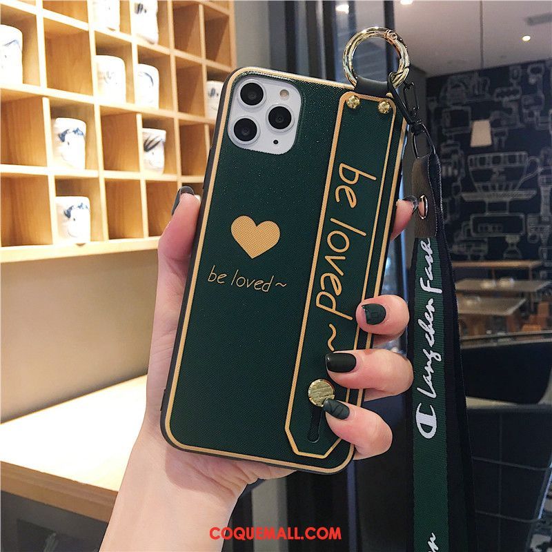 Étui iPhone 11 Pro Max Protection Petit Amour, Coque iPhone 11 Pro Max Support Vert