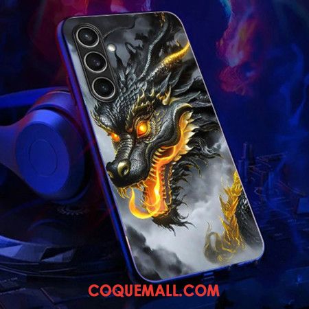 Coque Galaxy A16 4G / 5G Call Flash Series Dragon Noir