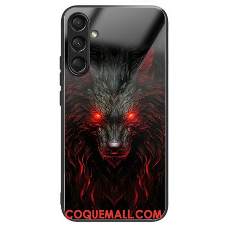 Coque Galaxy A16 4G / 5G Verre Trempé Loup Rouge