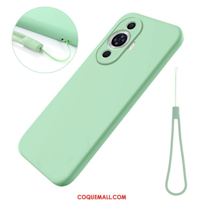 Coque Huawei Nova 12S Silicone à Lanière