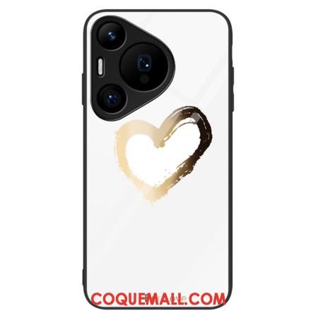 Coque Huawei Pura 70 Pro Coeur Doré