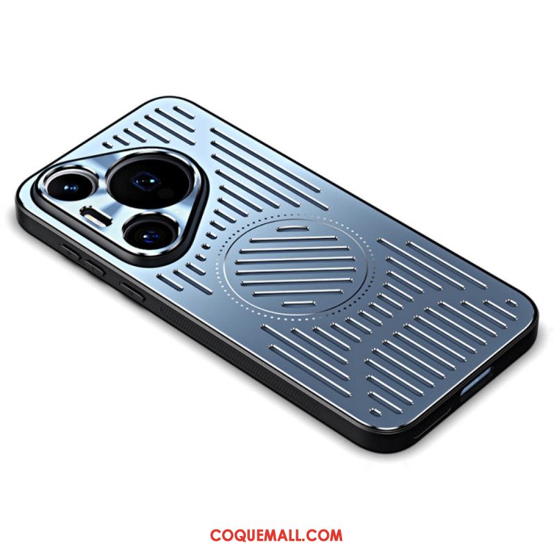 Coque Huawei Pura 70 Pro Effet Métal Magnétique