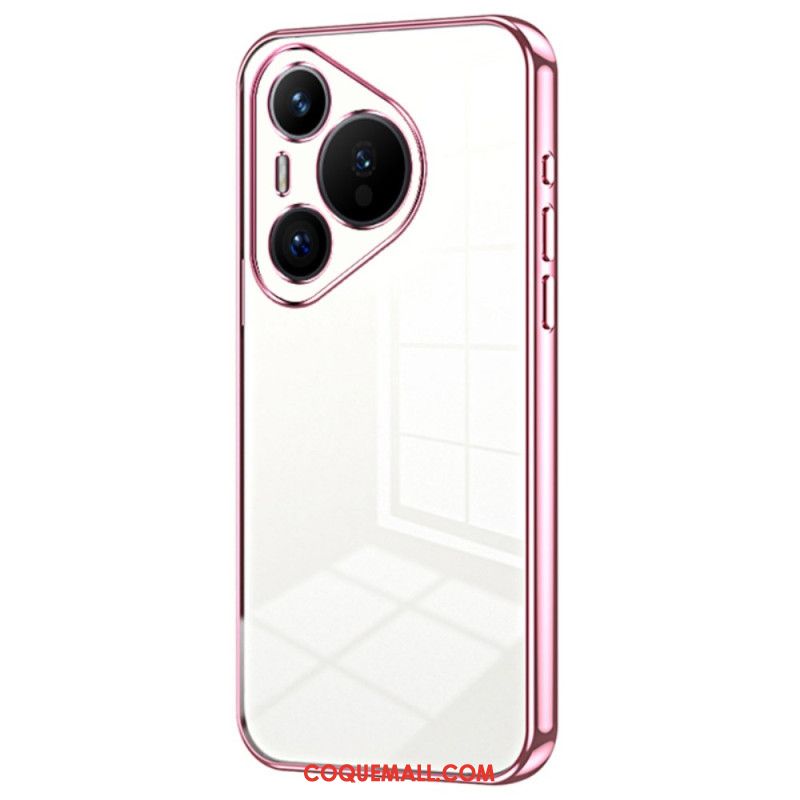 Coque Huawei Pura 70 Rebords Style Métal