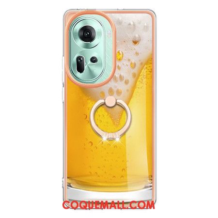 Coque Oppo Reno 11 5G Anneau-Support Bière