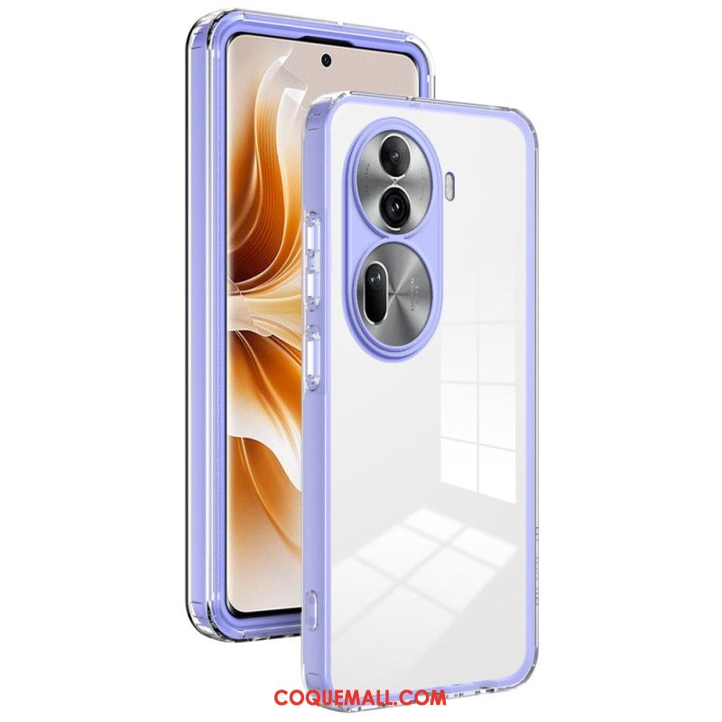 Coque Oppo Reno 11 Pro 5G Transparente Rebord Coloré