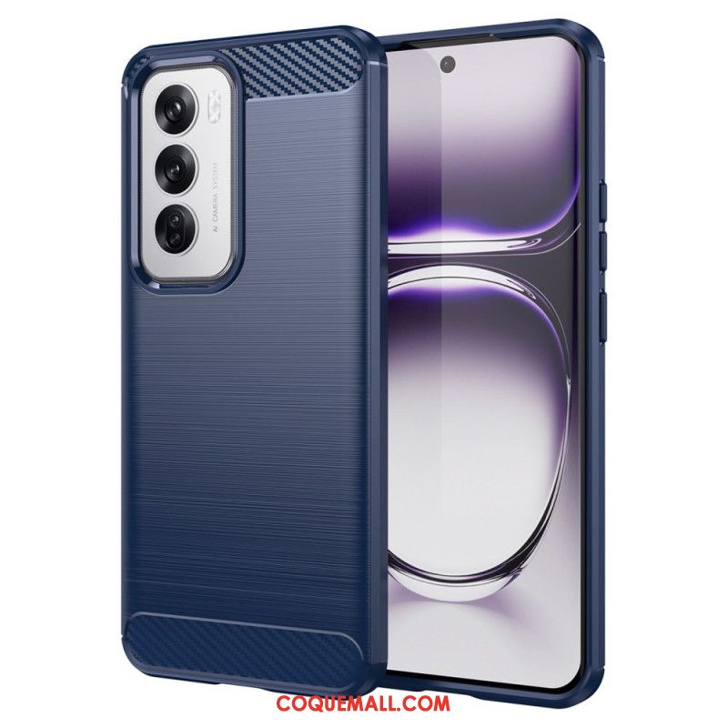 Coque Oppo Reno 12 5G Fibre Carbone Brossée