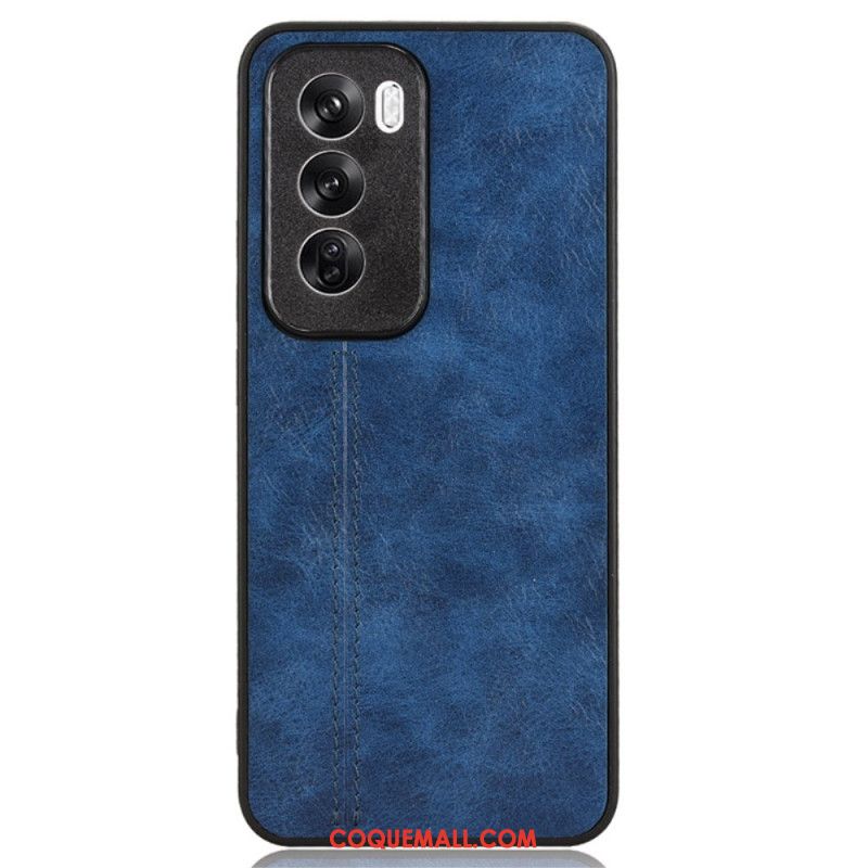 Coque Oppo Reno 12 5G Simili Cuir Couture