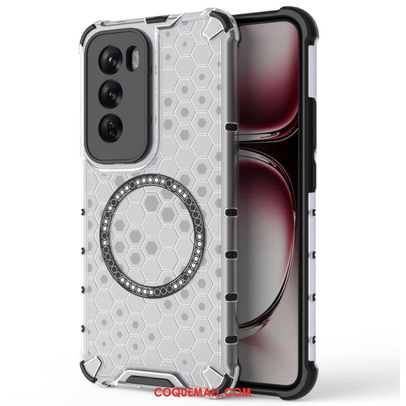 Coque Oppo Reno 12 Pro 5G Magnétique Nid d'Abeille