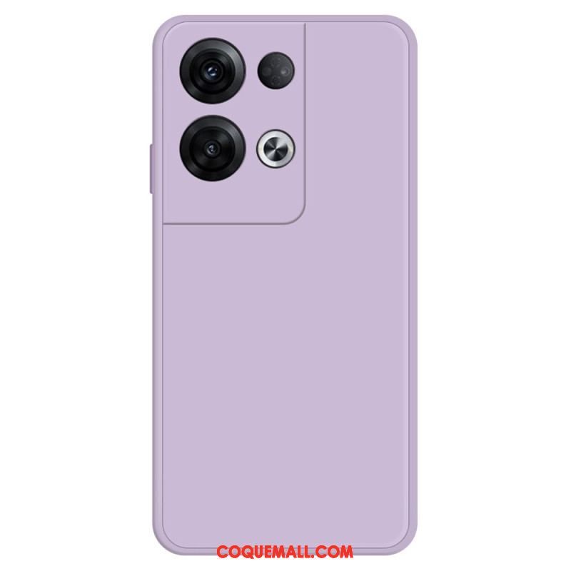 Coque Oppo Reno 8 Pro Silicone Intérieur Microfibre