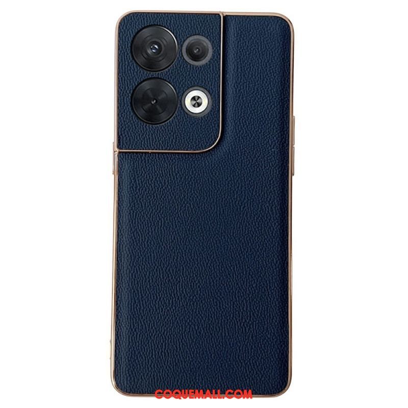 Coque Oppo Reno 8 Pro Vrai Cuir Premium