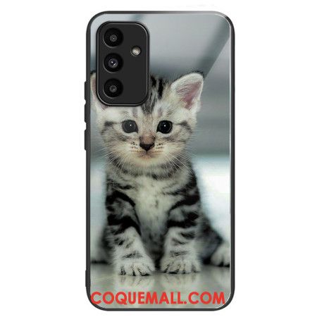 Coque Samsung Galaxy A15 5G / A15 Verre Trempé Chaton