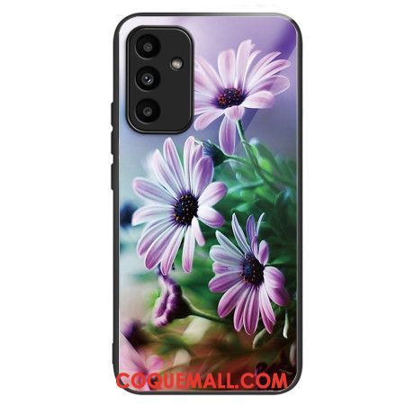 Coque Samsung Galaxy A15 5G / A15 Verre Trempé Chrysanthèmes