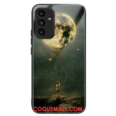 Coque Samsung Galaxy A15 5G / A15 Verre Trempé Homme et Lune