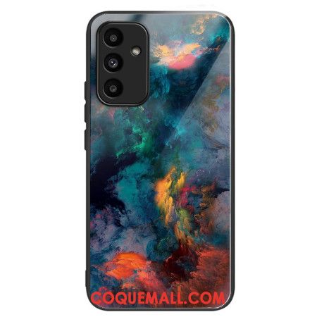 Coque Samsung Galaxy A15 5G / A15 Verre Trempé Nuages Colorés