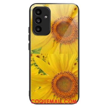 Coque Samsung Galaxy A15 5G / A15 Verre Trempé Tournesols