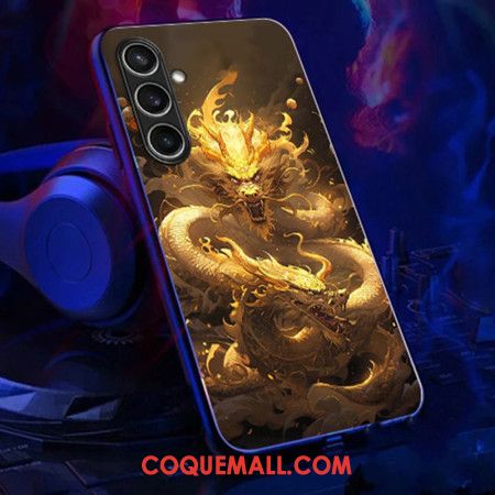 Coque Samsung Galaxy A16 4G / 5G Call Flash Series Dragon Doré