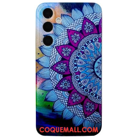 Coque Samsung Galaxy A16 4G / 5G Motif Fleur de Mandala