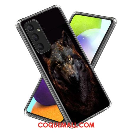 Coque Samsung Galaxy A55 5G Loup Nocturne