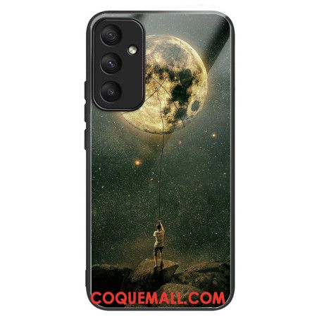 Coque Samsung Galaxy A55 5G Verre Trempé Homme et Lune