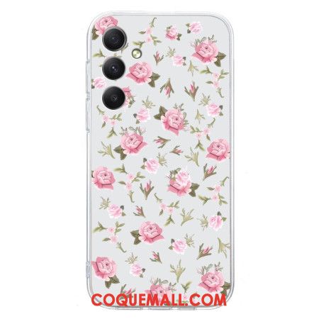 Coque Samsung Galaxy S24 FE Fleurettes