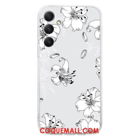 Coque Samsung Galaxy S24 FE Fleurs Blanches