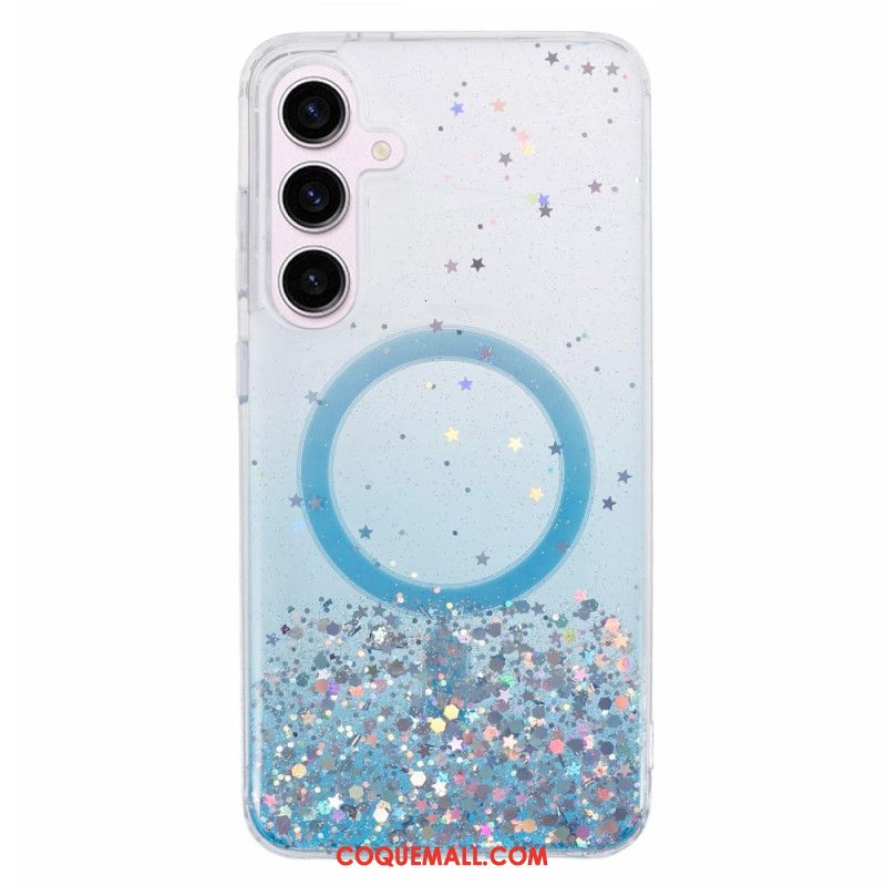 Coque Samsung Galaxy S24 Plus 5G Paillettes Compatible MagSafe