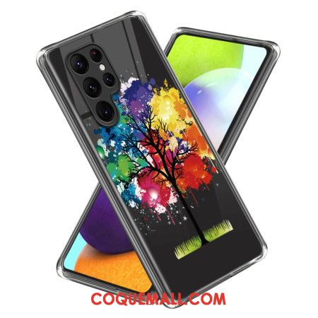 Coque Samsung Galaxy S24 Ultra 5G Arbre Coloré