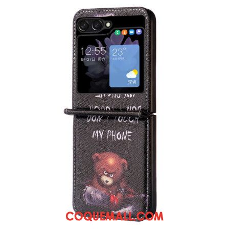 Coque Samsung Galaxy Z Flip 5 Ours Dangereux