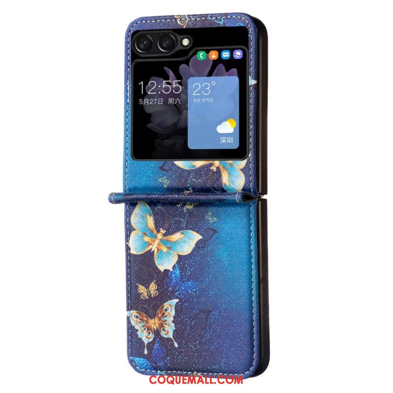 Coque Samsung Galaxy Z Flip 5 Papillons