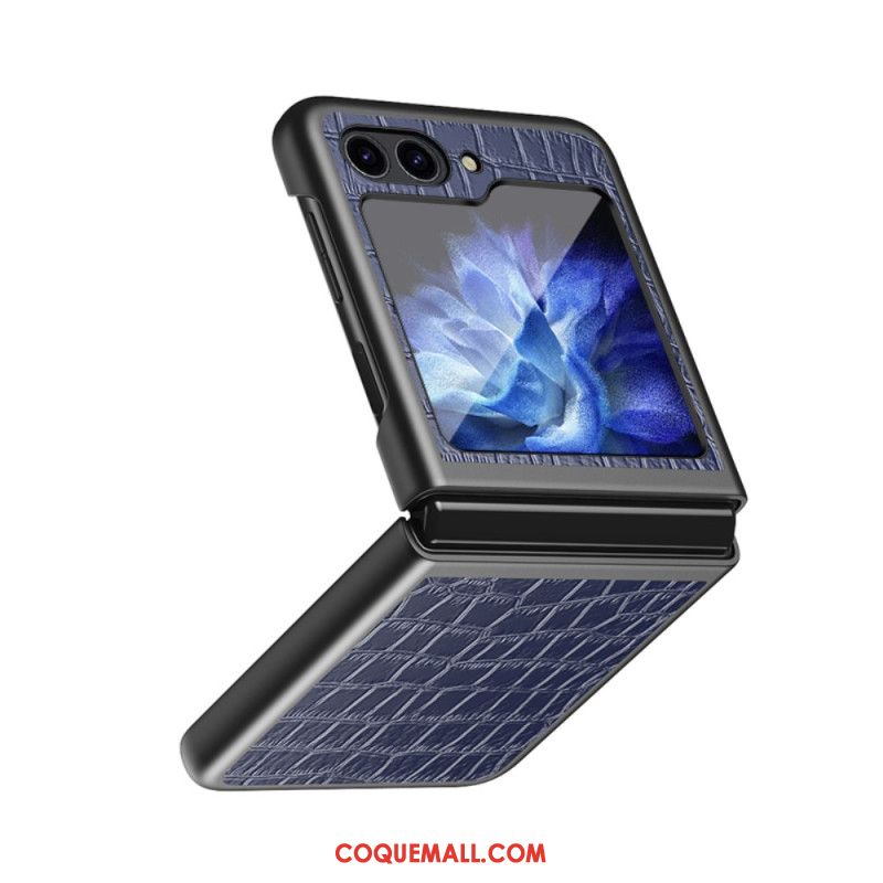 Coque Samsung Galaxy Z Flip 5 Style Croco