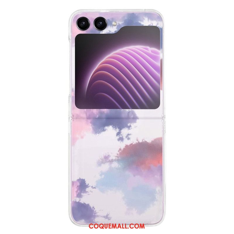 Coque Samsung Galaxy Z Flip 5 Transparente Ciel