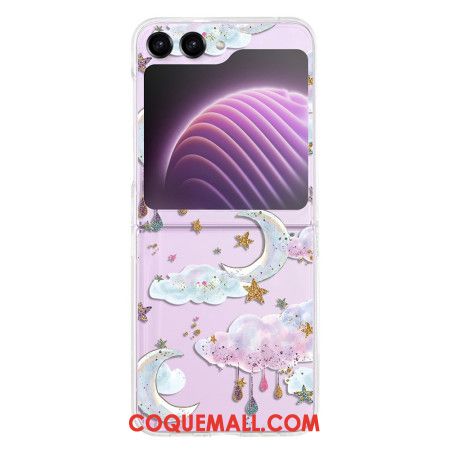 Coque Samsung Galaxy Z Flip 5 Transparente Ciel