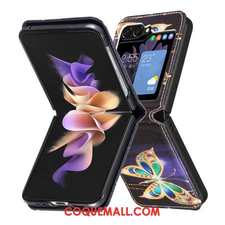 Coque Samsung Galaxy Z Flip 6 Papillon Bijoux