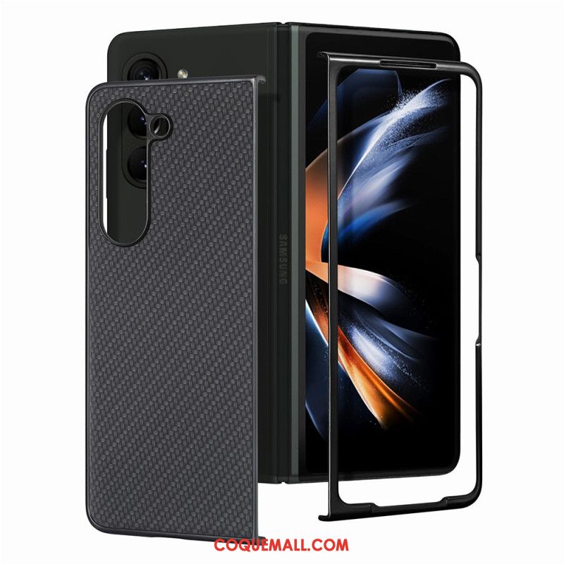 Coque Samsung Galaxy Z Fold 5 Fibre Carbone Classique