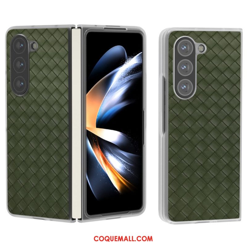 Coque Samsung Galaxy Z Fold 6 Texture Tissée