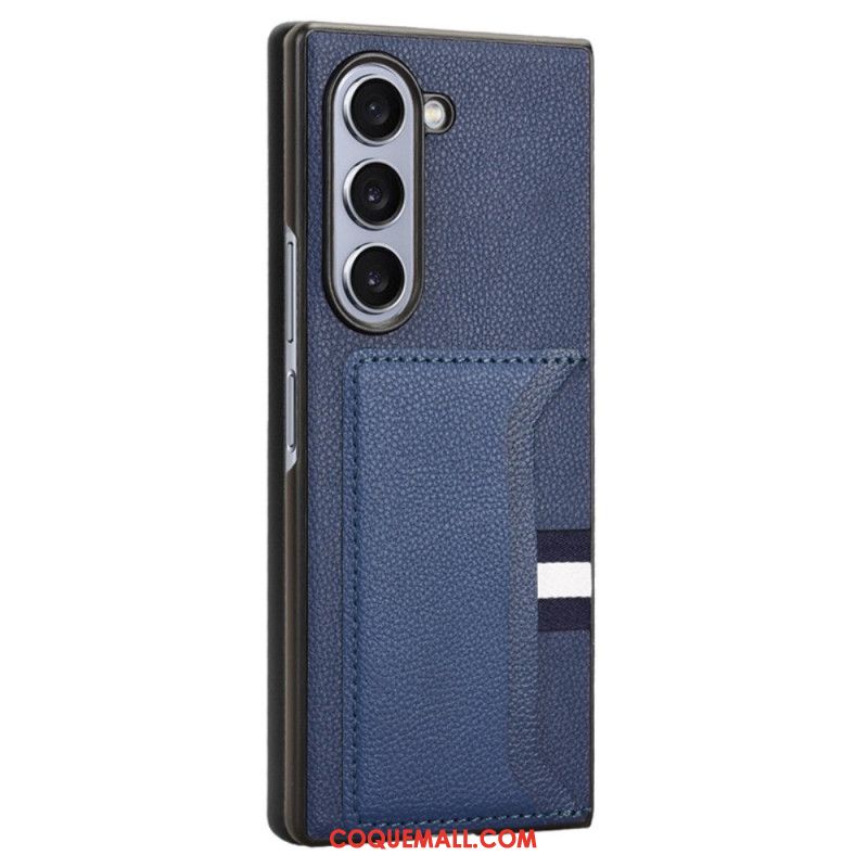 Coque Samsung Galaxy Z Fold 6 Tricolore Porte-Cartes