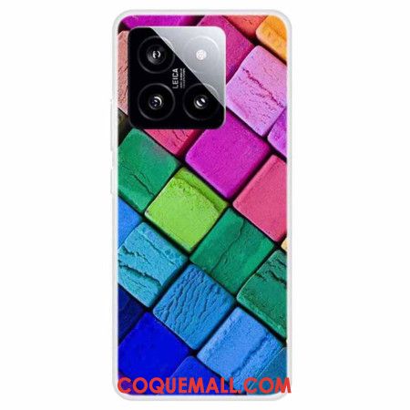 Coque Xiaomi 14 Blocs colorés