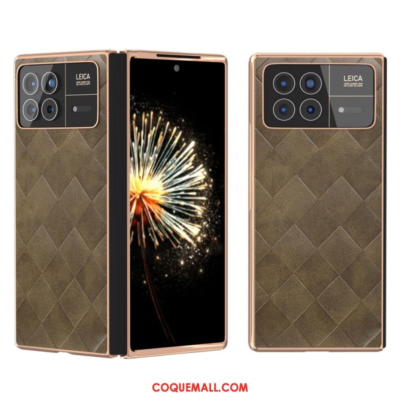 Coque Xiaomi Mix Fold 3 Motif Tissé